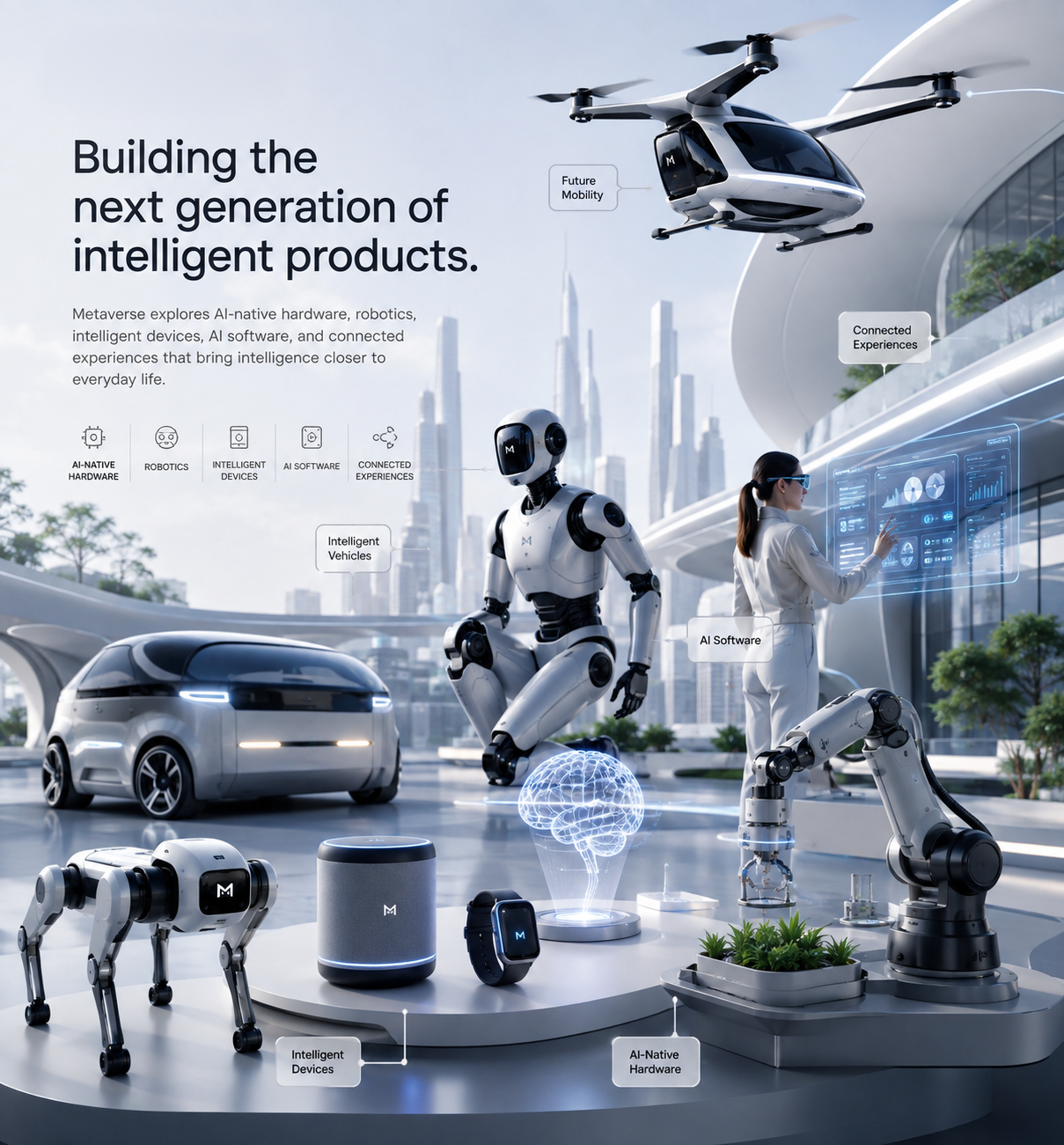 MetaZeig concept — robotics, intelligent devices and future mobility